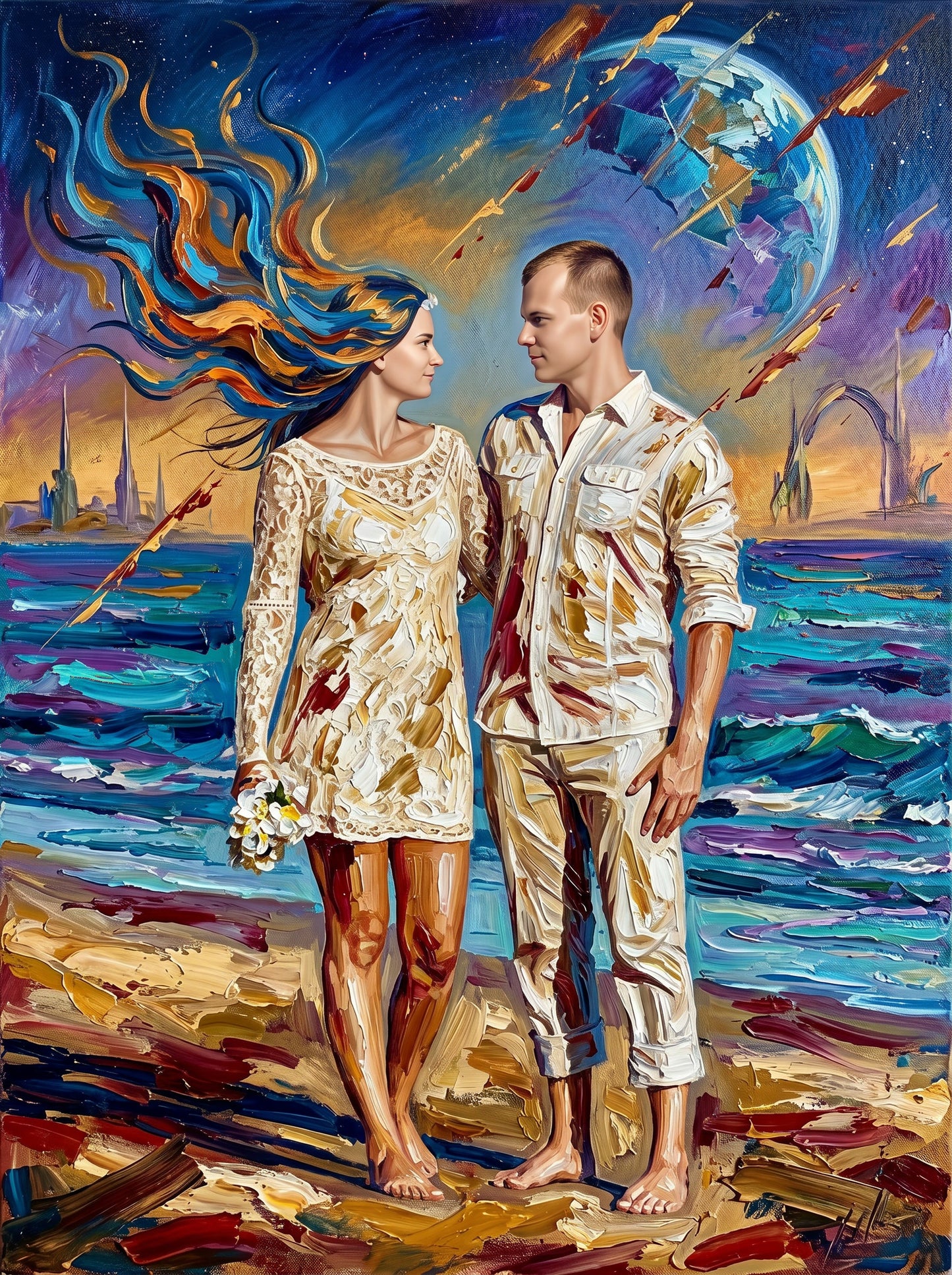 Abstract Oil Paintings