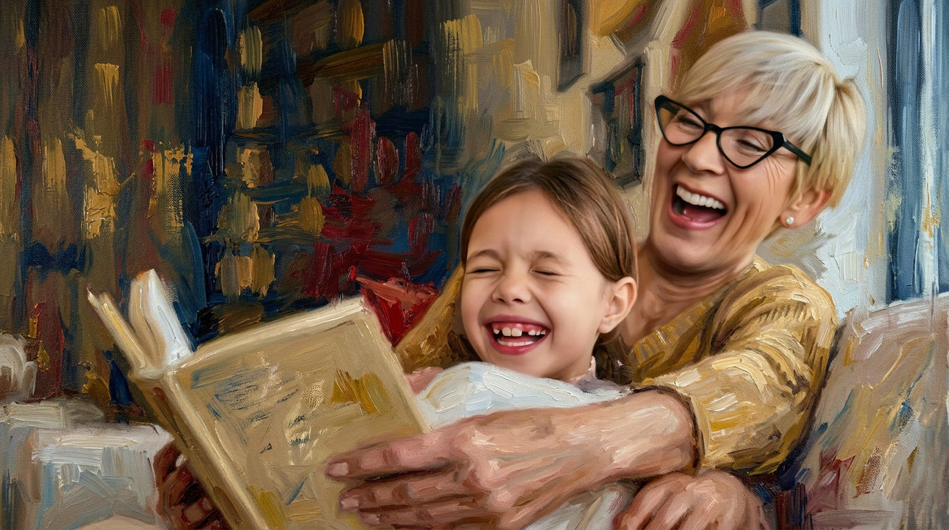 Grandparents Oil Paintings