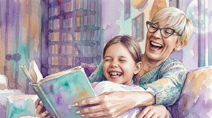 Grandparents Watercolor Paintings