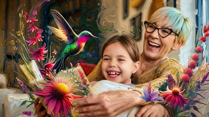 Grandparents Abstract Paintings