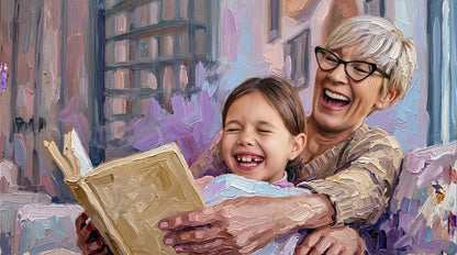 Grandparents Oil Paintings
